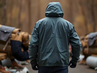 Fototapeta premium such as jackets or backpacks due to its durability