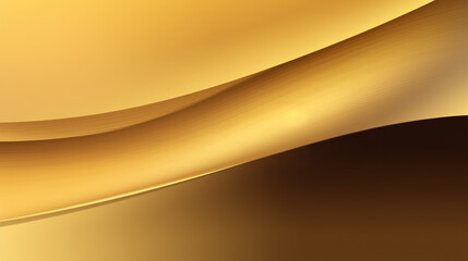 Smooth waves in golden and amber hues create an elegant, minimal background. Ideal for modern designs, presentations, or promotional use.