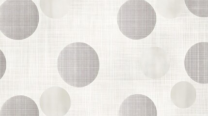 Abstract Oval Pattern on Textured Fabric Background