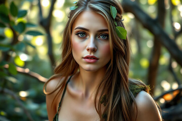 Die Lichtelfe im Morgengrauen