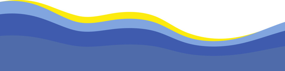 Modern Footer Wave Banner