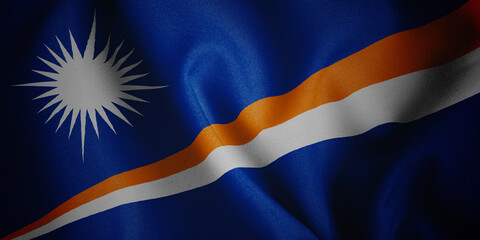 Marshall Islands. Flag. Symbol of state power.