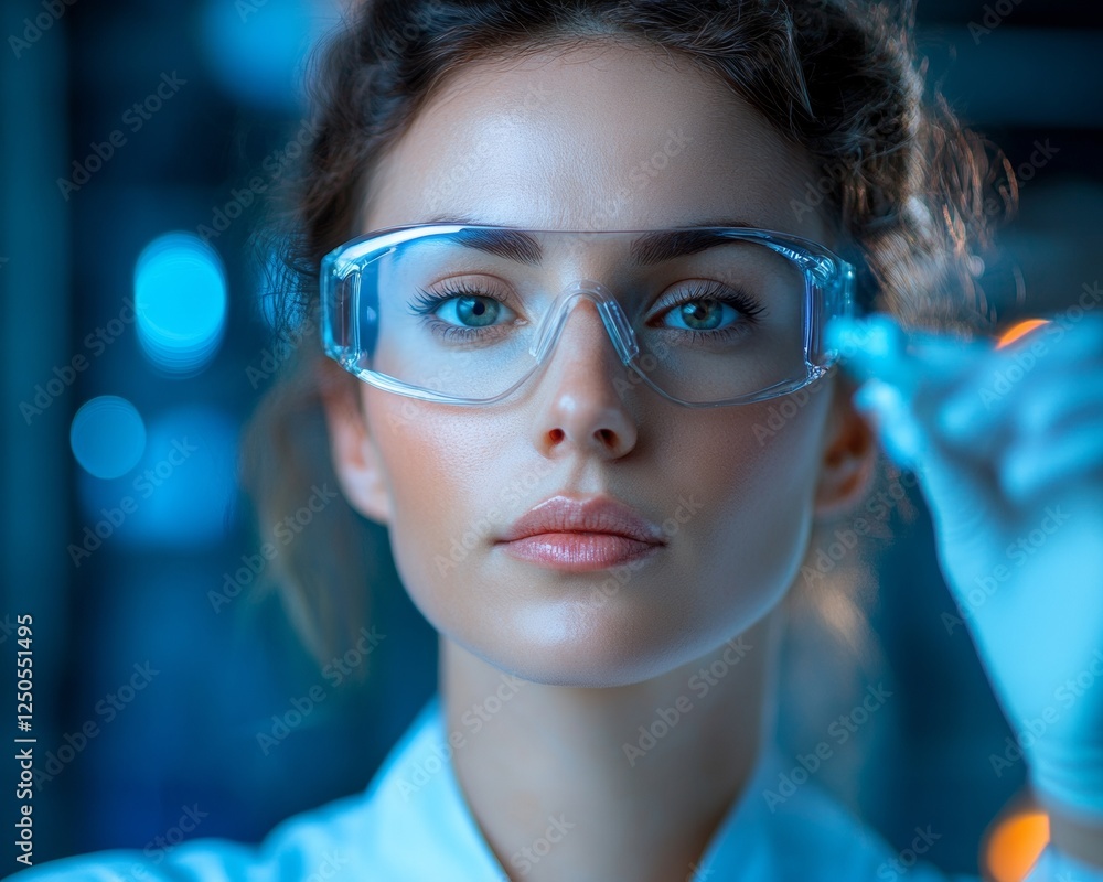 Poster Tech-Driven Laboratory Precision Microscope Analysis with Specimen Slides on Steel - Academic Discovery and Innovative Research Equipment for Future Scientific Advancements