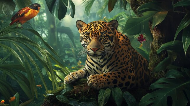 jungle, wildlife, nature, animals