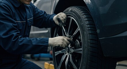 Obraz premium Professional Tire Change and Maintenance Services