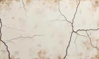 Textured wall with cracks and stains