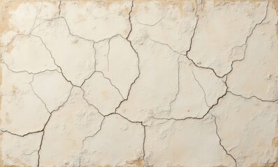 Cracked white wall texture background