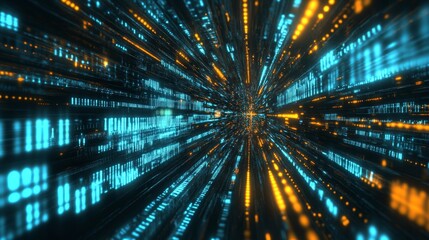 Cybernetic carnival thrills digital realm fantasy experience vibrant atmosphere adventurer's view futuristic amusement