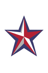 Fototapeta premium american flag star