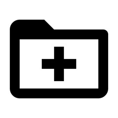 Obraz premium Open Folder Add - Simple File & Folder Icon