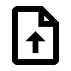 Upload Document - Simple File & Folder Icon