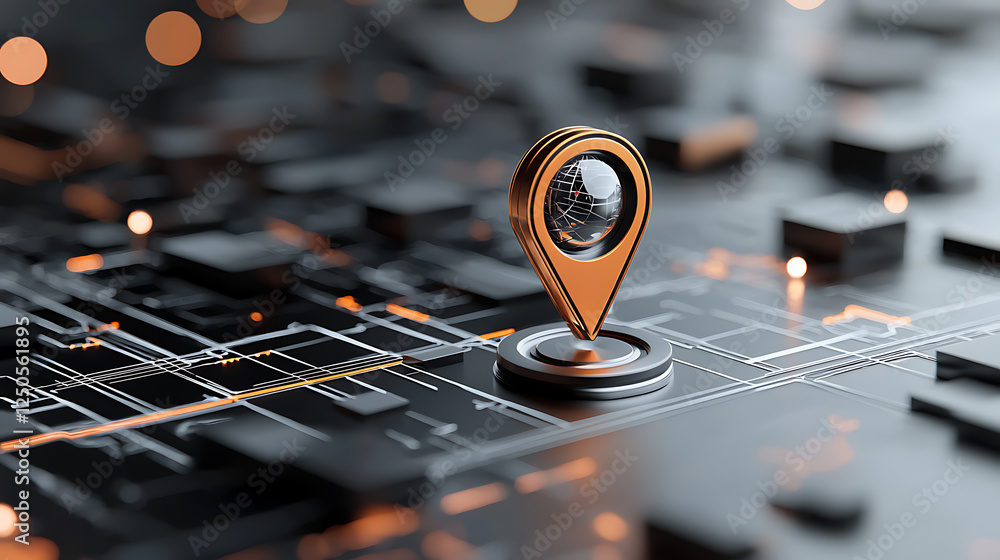 Poster technology event location mapping digital environment interactive content cyber perspective for enha