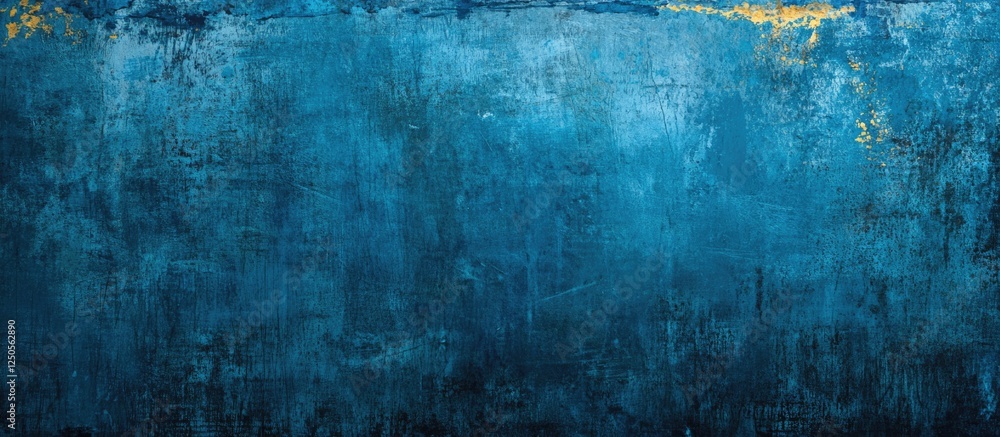Poster deep blue grunge texture background with space for text or images ideal for designs and artistic pro