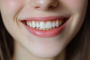 Fototapeta premium Person Teeth Before And After Whitening, 