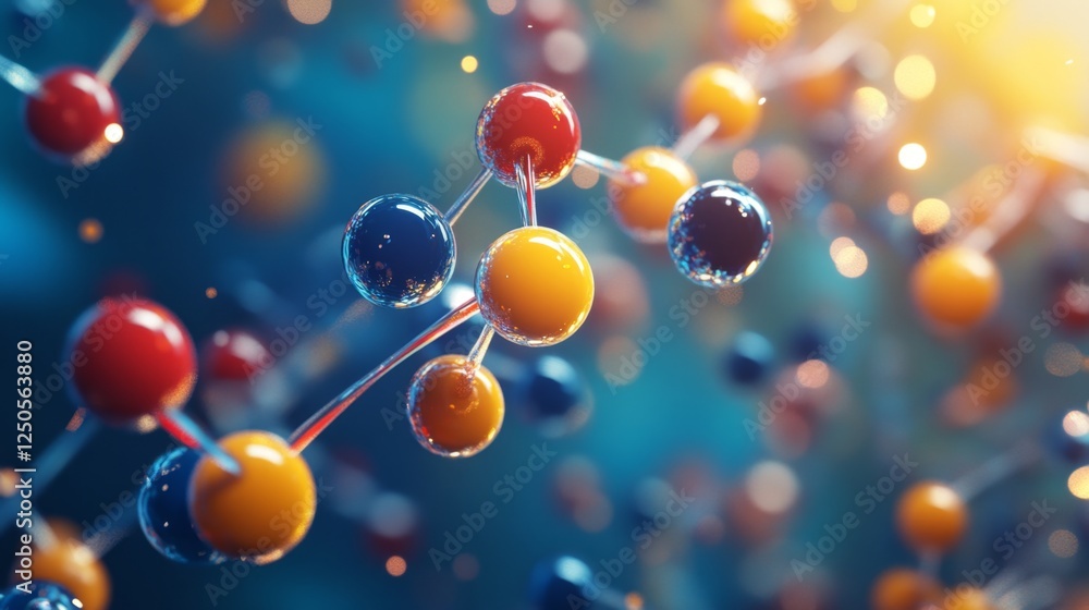 Poster developing accurate protein models with visible alpha laboratory scientific research bioinformatics 