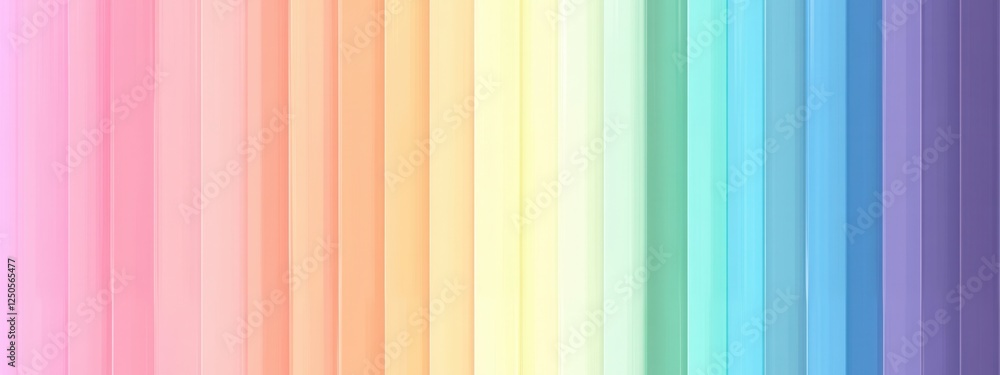 Poster soothing abstract color gradient pattern, a serene blend of soft hues creating a calming visual expe