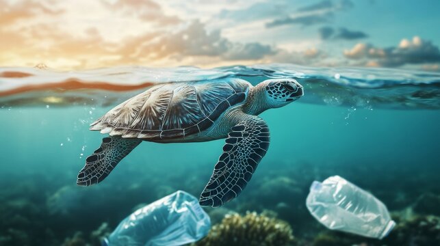 Champion efforts to reduce plastic pollution global awareness campaign digital media eco-conscious environment activist perspective