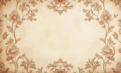 Elegant vintage floral background design