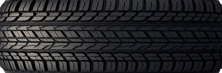 Car tires of different widths and treads neatly arranged on a black background, black, tires