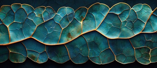 Vibrant leaf texture with intricate detail showcasing natural patterns suitable for design and creative projects