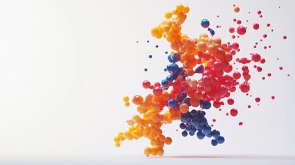 Exploring detailed protein models in science labs molecular structures research content academic insights biology concepts