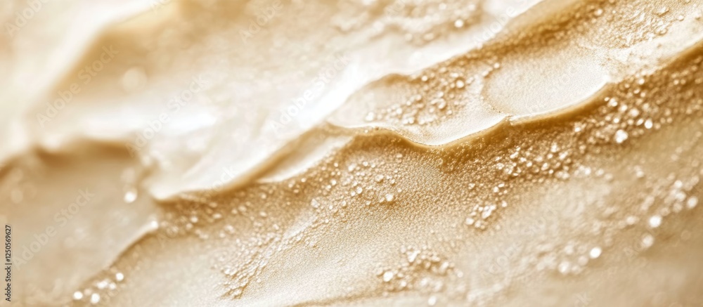 Poster Macro Textured Abstract Background with Soft Waves and Bubbles Ideal for Graphic Design or Text Overlay Use
