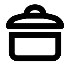 Pot - Simple Minimalist Icon for User Interfaces