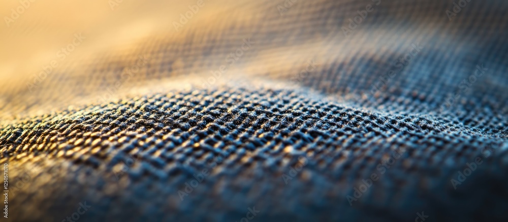 Poster close-up of textured fabric surface showcasing intricate details and patterns ideal for backgrounds 
