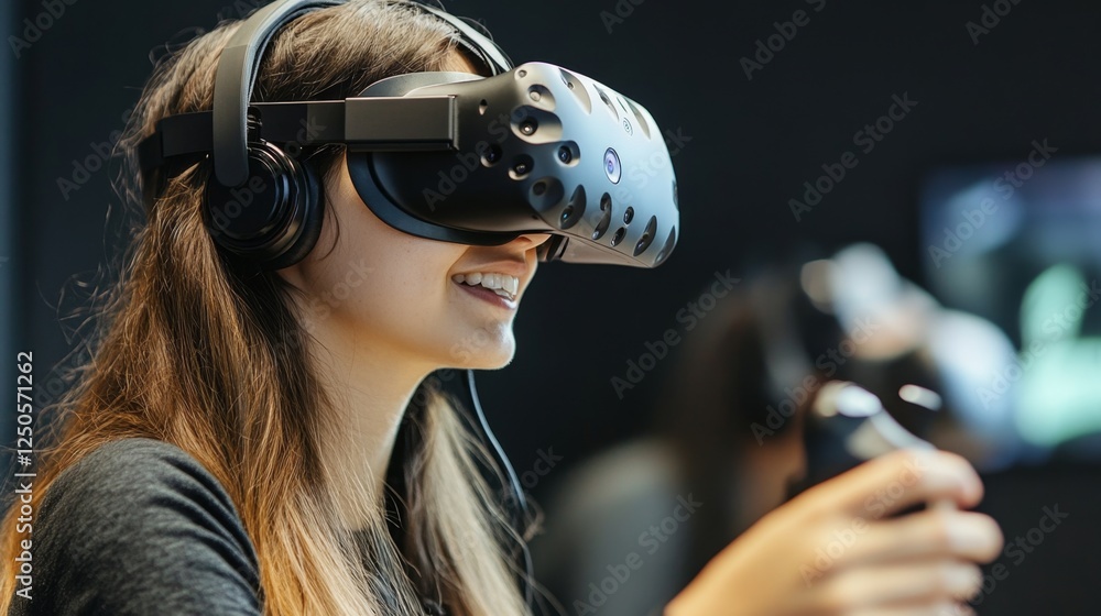 Poster transforming training programs using vr headsets for enhanced learning experiences