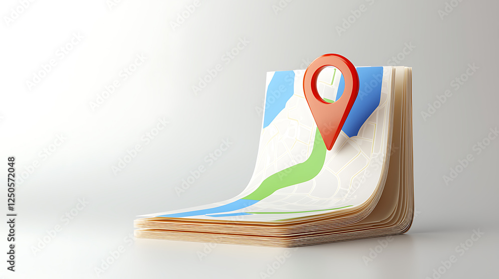 Poster navigating the future interactive map technology digital space infographic modern environment aerial