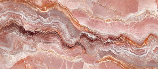 Luxurious pink marble texture background with elegant patterns and rich color variations for high-quality design projects.