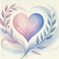 Serene Affection Heart