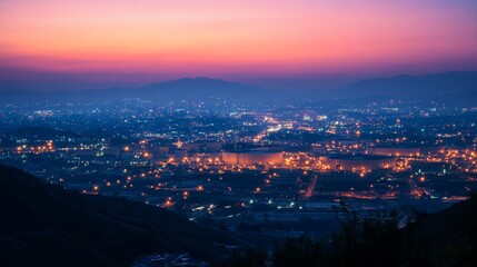 Fototapeta premium Highangle view of a nuclear power plant facility nuclear plant site image industrial zone aerial perspective energy production