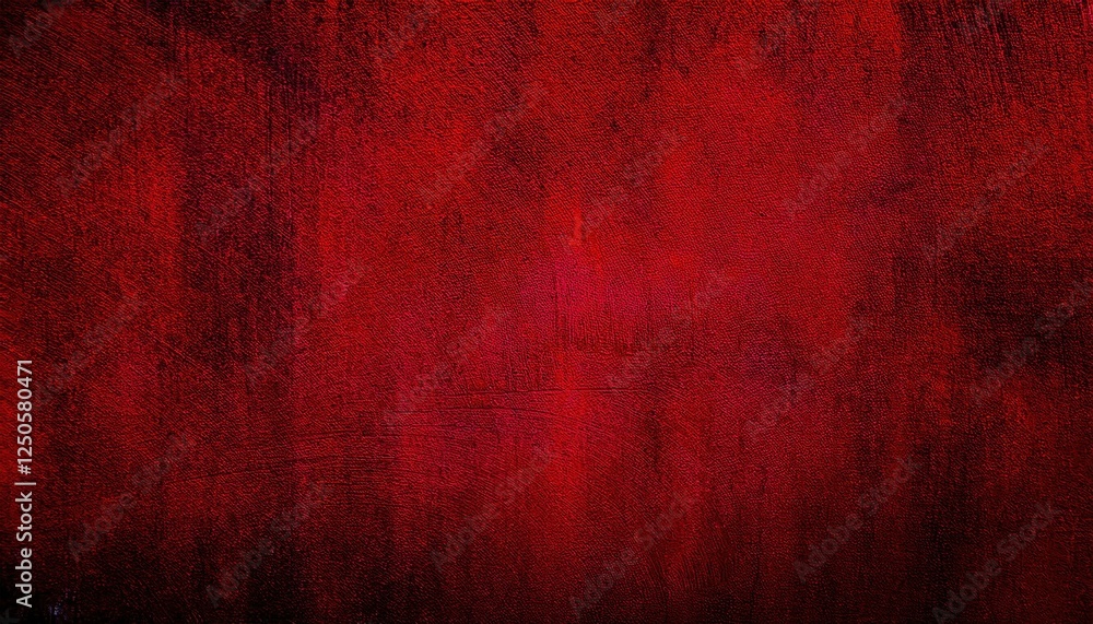 Aufkleber deep red textured canvas background with subtle dark shading, ideal for design projects, abstract art, and minimalistic spaces