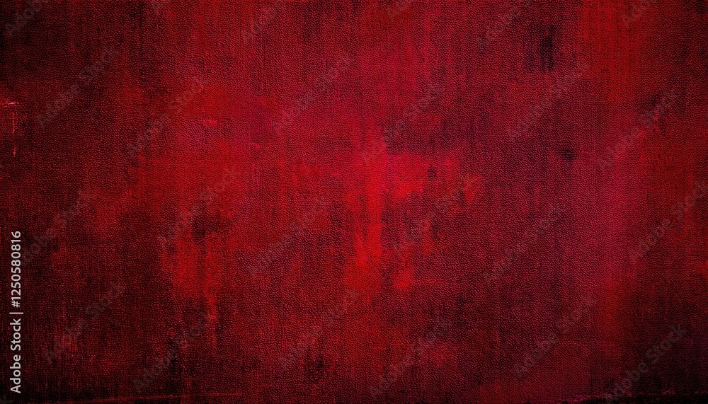 Poster deep red textured canvas background with subtle dark shading, ideal for design projects, abstract art, and minimalistic spaces
