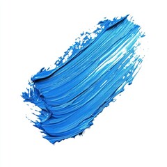 Abstract Blue Paint Brush Stroke Texture