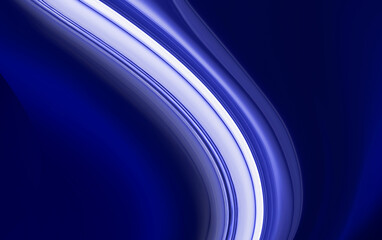 abstract blue background with smooth lines and curves in it, computer generated image
