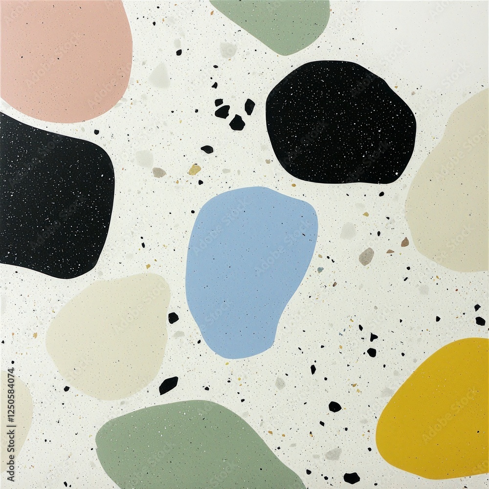 Poster abstract colorful pebble pattern background