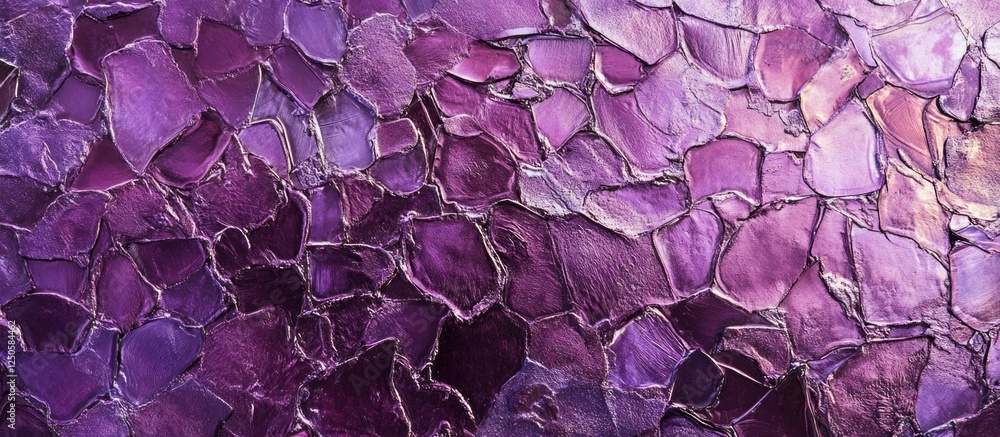 Poster purple metal foil texture with abstract intricacies showcasing a unique background design for creati