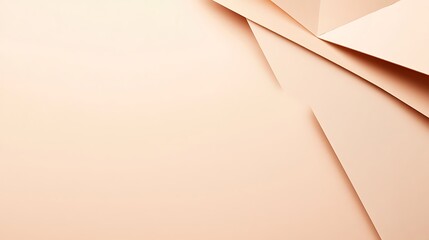 Abstract Beige Paper Geometric Design