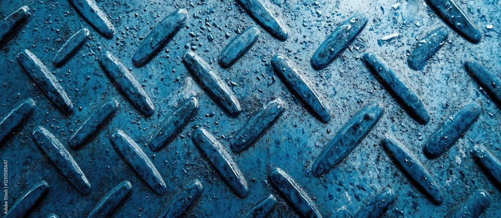 Aufkleber blue textured surface with a plastic material featuring a diamond pattern suitable for backgrounds a