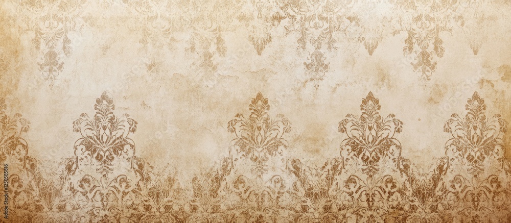 Poster antique vintage paper texture with intricate patterns for elegant background design and artistic emb