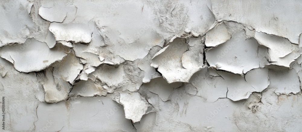 Poster rough texture of an aged plaster wall with peeling paint revealing intricate patterns and layers ben
