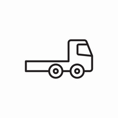 delivery truck icon vector sign