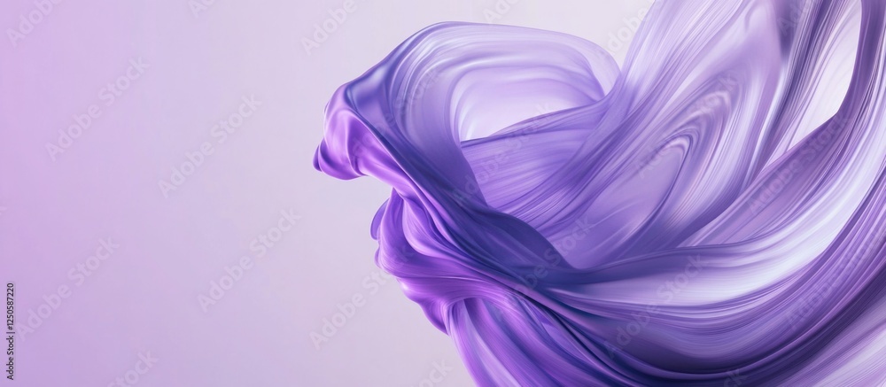 Poster abstract purple wave motion background with flowing forms and natural textures for artistic and crea