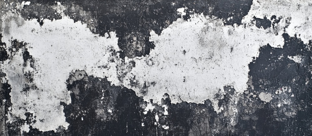 Poster grunge wall plaster texture dark urban background with distressed overlay for creative use in design