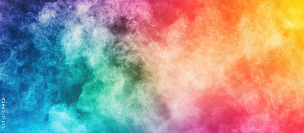 Poster vibrant multicolored abstract background with rainbow hues creating a dreamy atmospheric effect for 