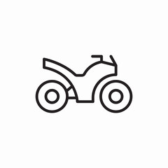 Fototapeta premium Sport motorcycle vehicle icon vector sign
