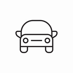 car icon vector sign