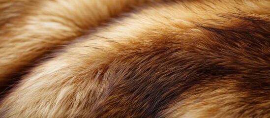 Elegant close-up of natural mink fur texture showcasing rich colors and softness for luxury fashion and design backgrounds.